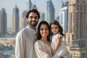 Family in Dubai